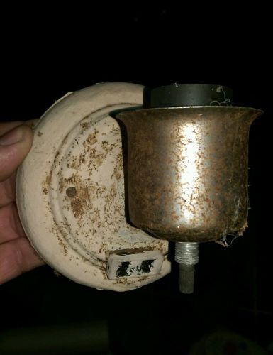 Vintage 1940's spartan camper trailers rear interior lamp fixture 110 volt