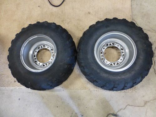 2002 2001 polaris scrambler 400 front rims tires