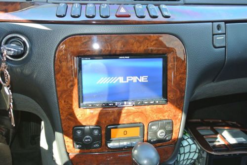 Mercedes-benz s-class w220 s430 s500 double din radio install dash fascia kit