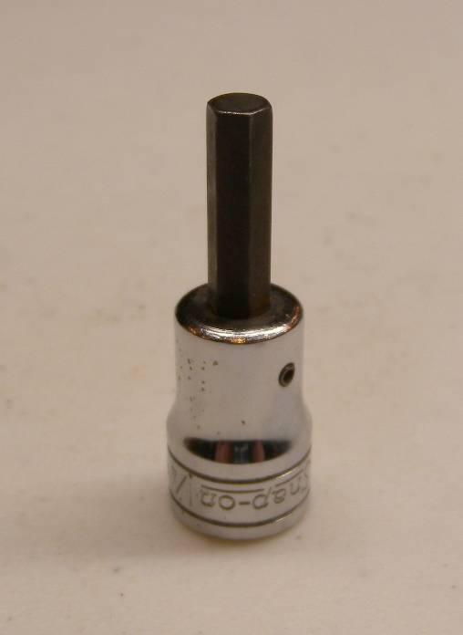 Snap-on 3/8" drive hex socket driver 1/4" fa8a nice with free shipping!