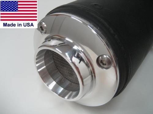 Honda rincon fourtrax - 2d muffler exhaust power tip w/ spark arrestor screen