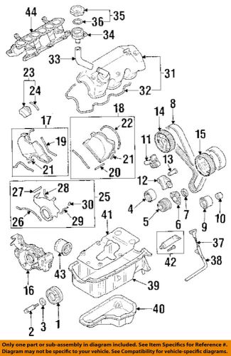 Mitsubishi oem 94-95 montero 3.0l-v6-engine valve cover right md324961