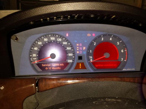 2002-2008 bmw 7series/alpina instrument cluster repair service