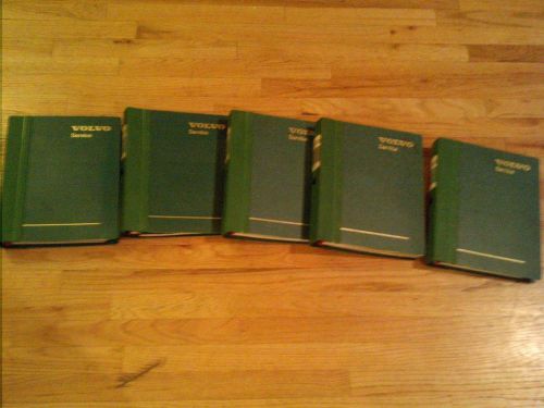 Original volvo 240-260 1975-1985 service manual set like new