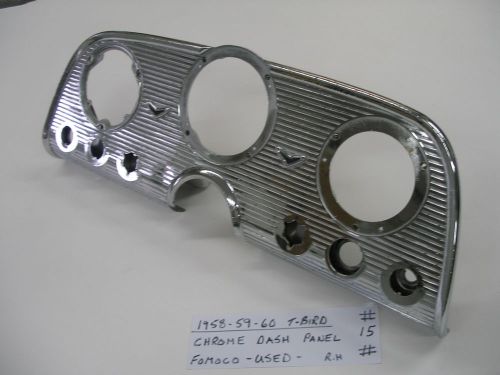 1958-1959-1960 ford thunderbird gauge panel ( item #15 )