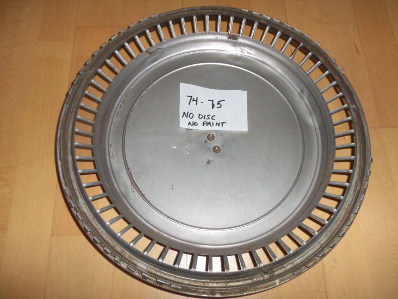 74-75 CADILLAC ELDORADO HUB CAP NICE DRIVER !!!!!, US $50.00, image 2