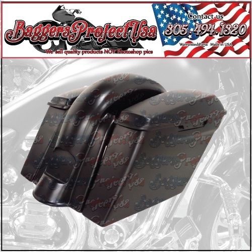 2014-16 harley davidson road glide 4&#034;  stretched saddlebags and rear fender