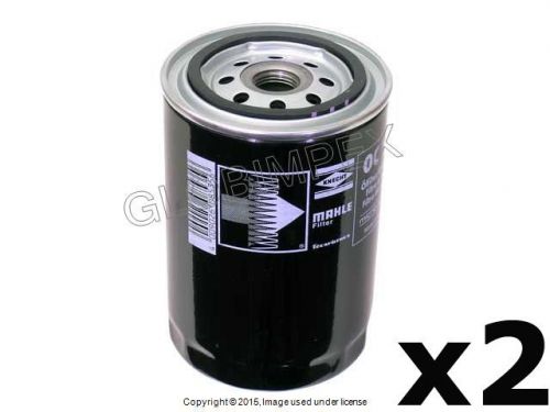 Vw golf jetta 1.6 audi oil filter (2) mahle oem new + 1 year warranty