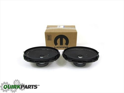 02-08 dodge ram 1500 front door infinity speaker set of 2 new mopar 56043082ae