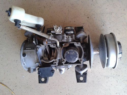 Skidoo rotax bombardier type467 case &amp; crankshaft &amp; pulley