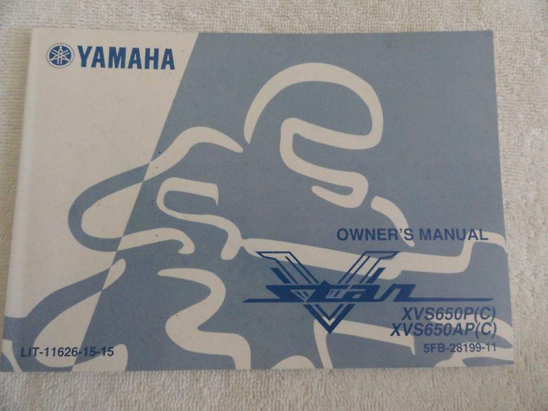 2001 2002 yamaha vstar motorcycle   owners manual xvs650p xvs650ap (c) xvs 650