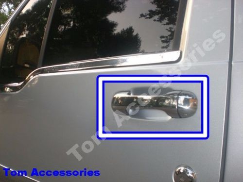 Ford connect stainless steel chrome door handle cover set 2014&gt;