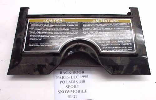 Polaris 1995 indy sport 440 snowmobile hood air intake black 31-27