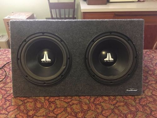 Prowedge enclosed 12&#034; subwoofer box