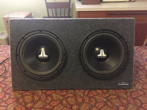 Prowedge enclosed 12" subwoofer box