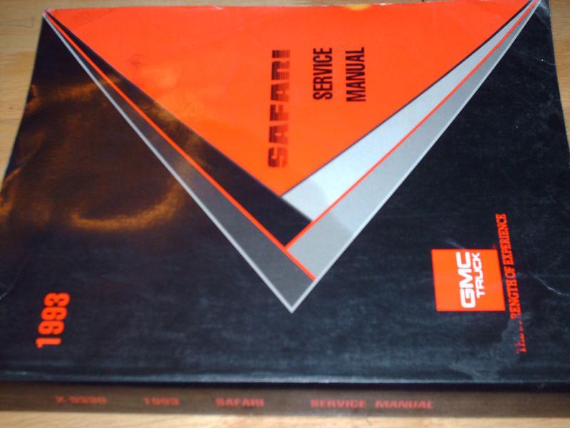 1993 GMC SAFARI VAN SHOP MANUAL / SERVICE BOOK ORIG!, US $24.50, image 3