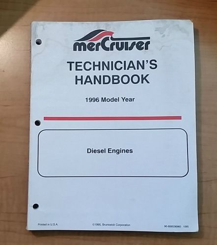 1996 mercruiser technician's handbook - diesel engines