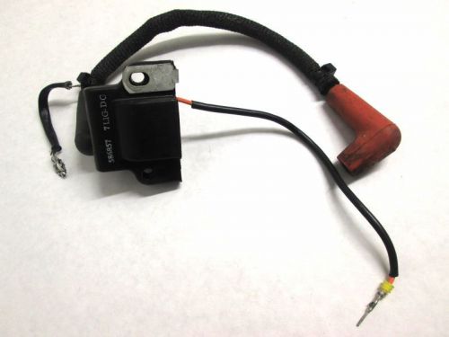 0586857 single ignition coil assembly etec evinrude johnson outboard freshwater