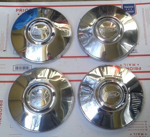 Vintage 1995 ford hubcaps wheel covers 11&#034; new with tags # 1130-aa  (4)
