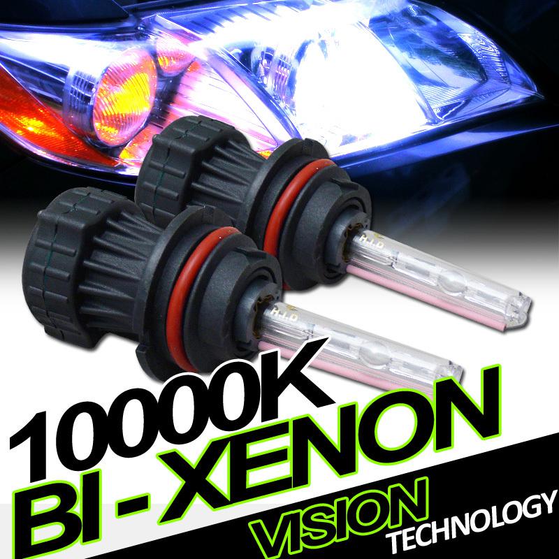 2pc 9007/hb5 10000k bi-xenon head light high+low beam hid conversion kit pair 2