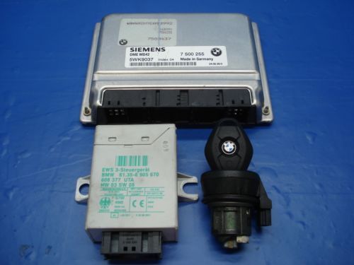 Bmw e46 ///m3 s54 smg engine computer ecu key tumbler ews kit set tuning tuned