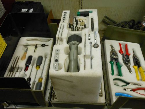 Military general aircraft mechanic tool kit set proto craftsman blue point #1731
