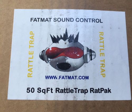 Rattle trap 50 sqft car audio sound deadener super stick super thick formula