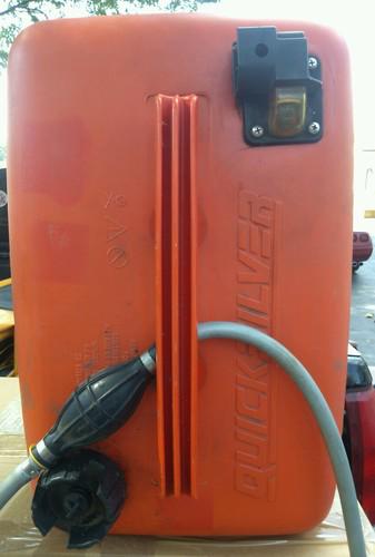 Mercury quicksilver 6.6 gal marine boat fuel / gas tank w/ gauge