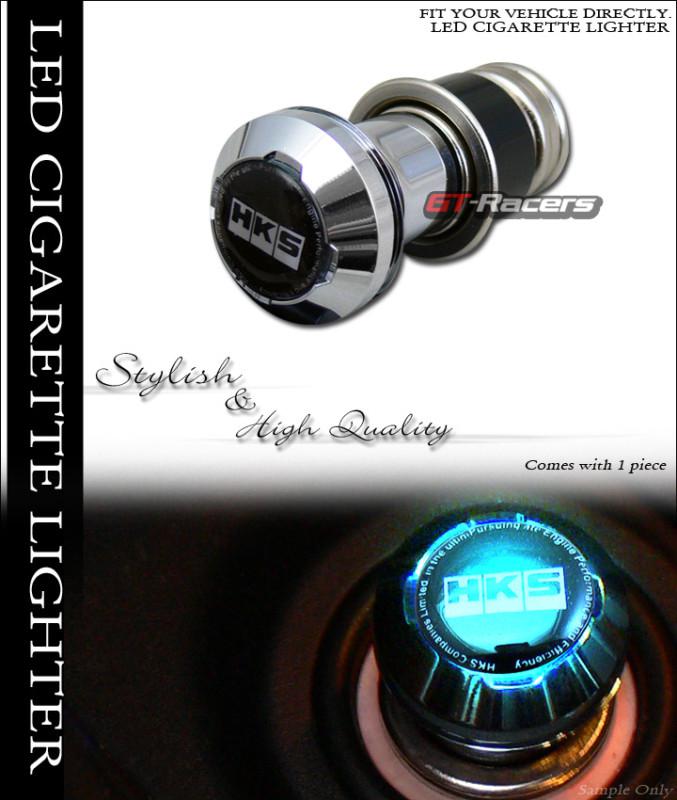 12v car 18mm led cigarette lighter power adapter charger output plug emblem jdm