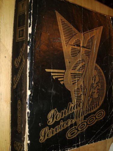 1987 pontiac 6000 shop manual / original g.m. book / useful!!