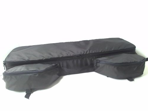 Kawasaki black rear rack bag 1985-2010 bayou prairie brute force lakota mojave