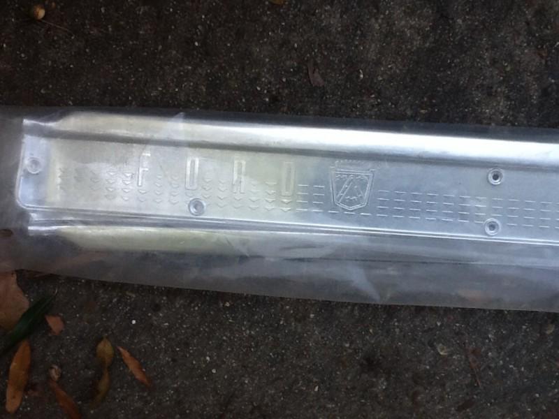 1957 1958 ford car 2-d  scuff plates dennis carpenter. 