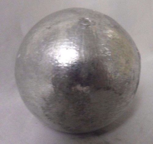 3 lbs. zinc anode ball .9998 pure zinc round ball base metal free shipping