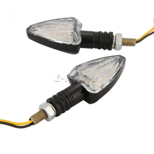 Pair motorcycle 8mm led turn signals front or rear for suzuki yamaha bmw triumph