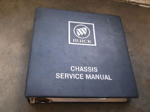 1983 buick all series chassis service shop repair manual