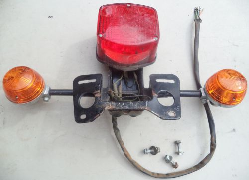 82 cm 200 twinstar rear turn signals brake light license plate bracket wires exc