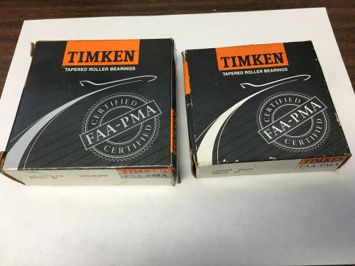 L610549 timken  bearing cone &amp;  l610510 cup  faa/pma  approved  cessna piper