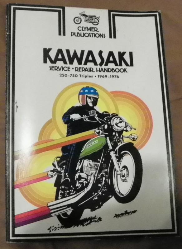 Kawasaki 250 to 750 Triples Kawasaki Service Repair Handbook Mint, US $10.00, image 3