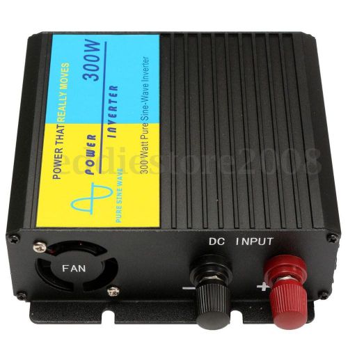 300w usb pure sine wave car power inverter charger adapter 12v dc to 220v ac