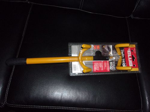The club 3000 twin hooks steering wheel anti-theft lock-new- sealed