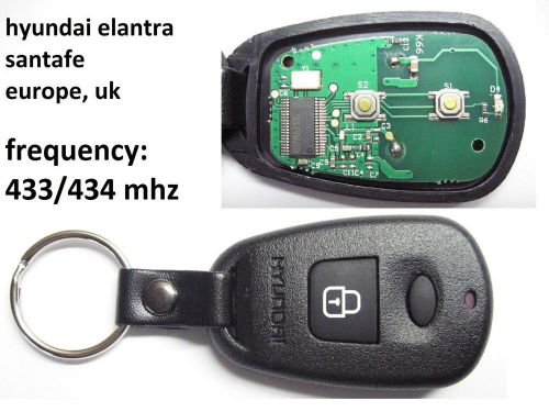Hyundai elantra santafe santa fe trajet remote key fob controller keyfob 433mhz