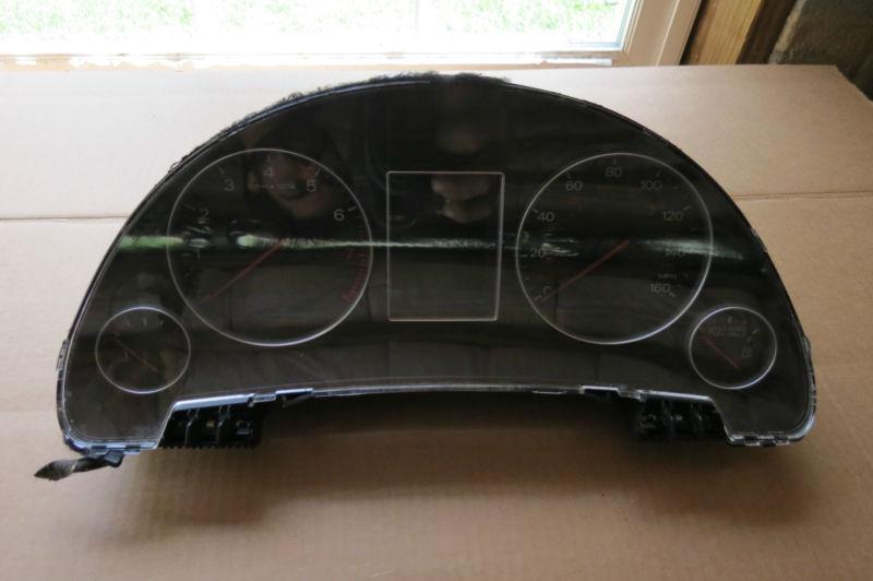 Read first 2002-2004 audi a4 awd 3.0 speedometer instrument cluster 124k mls oem