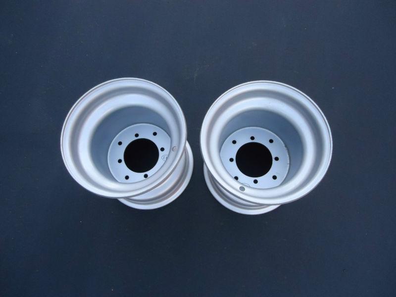 2- itp wheels 9x9 3+6 offset 4/100 honda, kawasaki, suzuki, can-am,  arctic cat 