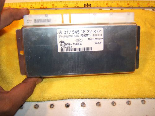 Mercedes w202 1996 c280 steuergeraet abs k01 ate ecu oem 1 module,0175451632