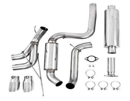 &#034;mbrp&#034; cat back dual center outlet exhaust system fits 13-14 ford focus st