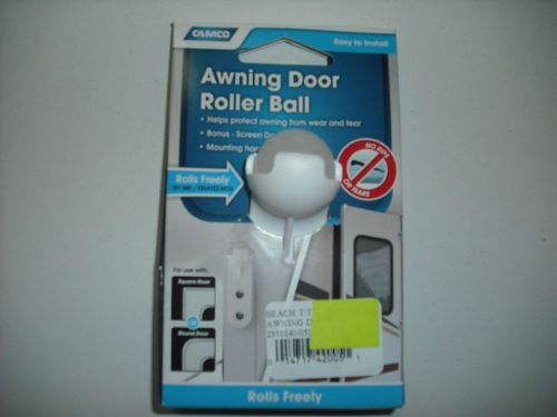 Rv - awning door roller ball - ez install on exterior door - saves fabric