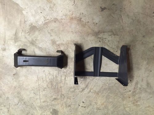 87-93 mustang oem gt lx ssp console amp radio bracket pair fox body
