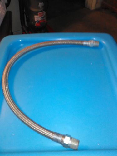 [ one] stainless steel braided hose " 1/2'' x26'' lenth 3500 psi.