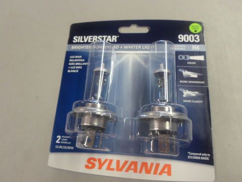 New sylvania silverstar 9003 car headlight bulb 2 pack