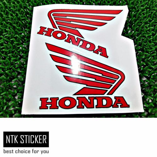 Hrc decals sticker honda red wing  metal racing motorcycle big bikers 219 2d